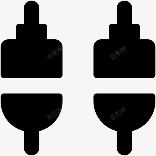插孔电缆连接器耳机引脚图标svg_新图网 https://ixintu.com 475动作矢量图标 插头 插孔电缆 耳机引脚 连接器 麦克风引脚