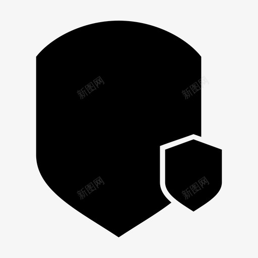受保护的安全防御者程序图标svg_新图网 https://ixintu.com 受保护的安全 安全 程序 防御者 防护罩