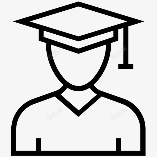 毕业生女毕业生学者图标svg_新图网 https://ixintu.com 女毕业生 学生 学生头像 学者 毕业生 职业线图标