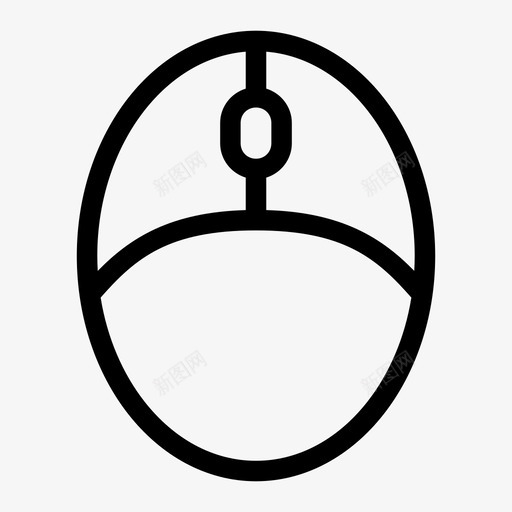 鼠标附件计算机图标svg_新图网 https://ixintu.com 光标 卷轴 计算机 附件 鼠标