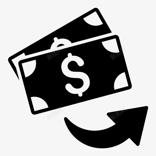 汇款融资投资图标svg_新图网 https://ixintu.com 付款 投资 汇款 消费 融资