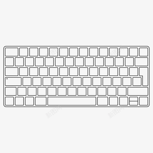 键盘电脑键盘硬件图标svg_新图网 https://ixintu.com mac qwerty 电脑键盘 硬件 键盘