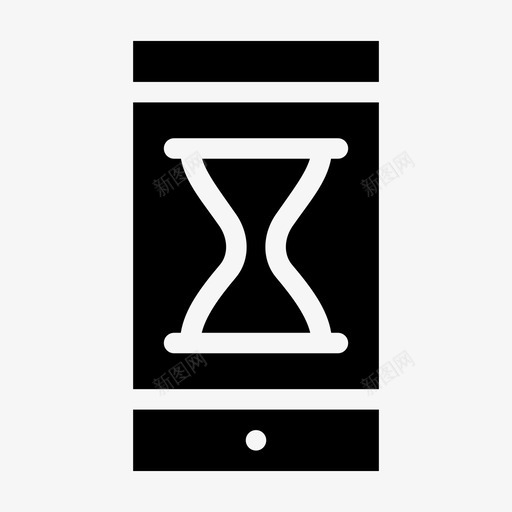 智能手机沙漏android手机图标svg_新图网 https://ixintu.com android iphone 屏幕通知 手机 智能手机沙漏 智能手机通知