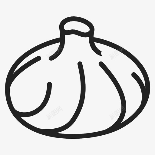 饺子水煮钦卡利图标svg_新图网 https://ixintu.com 佩尔门尼 水煮 洋葱 钦卡利 饺子