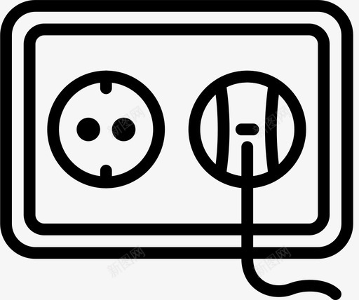 欧盟插头插座建筑smashicons建筑概述图标svg_新图网 https://ixintu.com smashicons建筑概述 建筑 欧盟插头插座