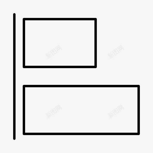 左对齐应用程序界面图标svg_新图网 https://ixintu.com 左对齐 应用程序 操作系统 界面 程序 软件