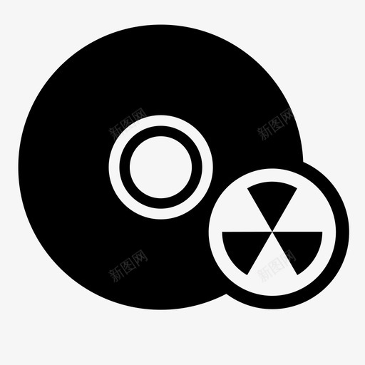 cd警告刻录cd刻录dvd图标svg_新图网 https://ixintu.com cd警告 刻录cd 刻录dvd 盗版