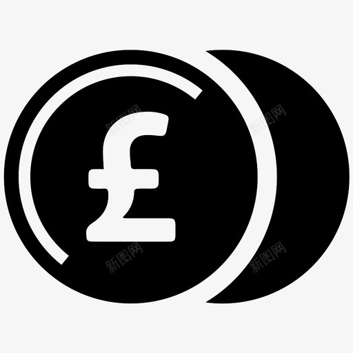英镑硬币英国现金图标svg_新图网 https://ixintu.com 现金 英国 英镑硬币 货币