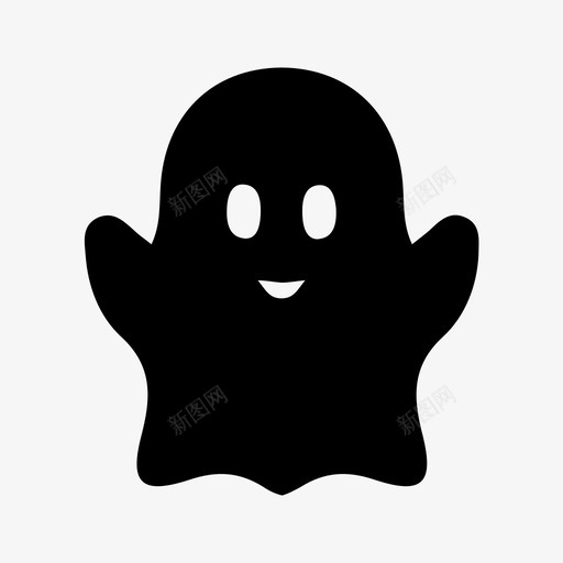 幽灵虚幻图标svg_新图网 https://ixintu.com 幽灵 虚幻