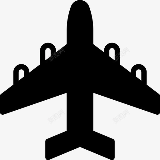 飞机军队徽章图标svg_新图网 https://ixintu.com 军队 史密顿徽章军队固体 士兵 徽章 飞机
