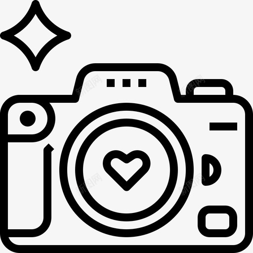 婚纱摄影摄影爱情图标svg_新图网 https://ixintu.com 婚恋 婚礼 婚纱摄影 摄影 爱情