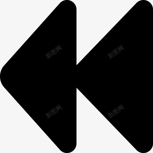 倒带播放器音乐图标svg_新图网 https://ixintu.com iconano8px微型图标 倒带 后退 开始 快速 控制 播放器 移动 调整 音乐