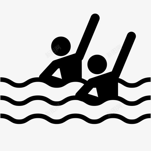游泳运动员奥林匹克图标svg_新图网 https://ixintu.com 体育 奥林匹克 奥林匹克运动 游泳 游泳池 运动员