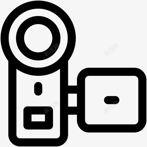 摄像机相机便携式摄像机图标svg_新图网 https://ixintu.com 便携式摄像机 婚礼和情人节可爱的图标 录像 摄像机 爱情 相机