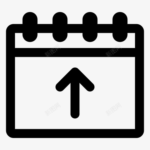 上载日历标记事件月历图标svg_新图网 https://ixintu.com 上载日历 任务规划器 挂历 月历 标记事件 计划