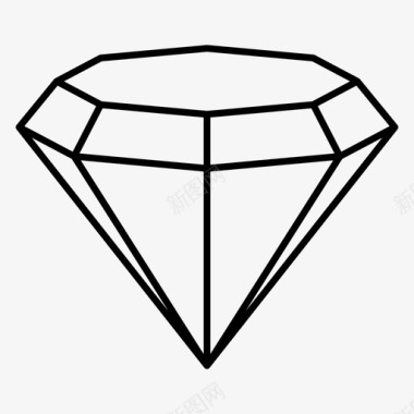 钻石辉煌宝石图标图标