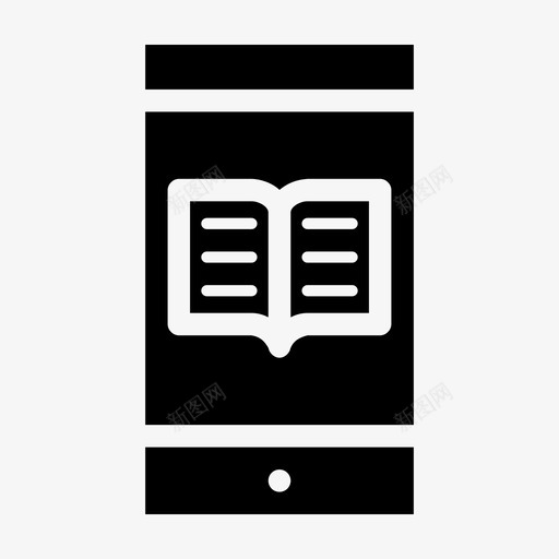 智能手机阅读android书籍图标svg_新图网 https://ixintu.com android iphone 书籍 屏幕通知 手机 智能手机通知 智能手机阅读