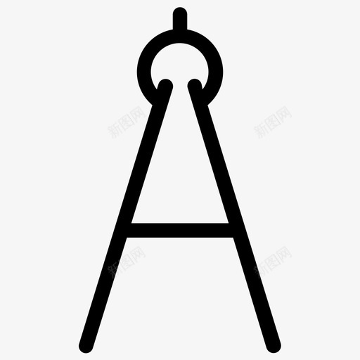 指南针建筑绘图指南针图标svg_新图网 https://ixintu.com 几何学 工艺图标教育文具 建筑 指南针 绘图 绘图指南针