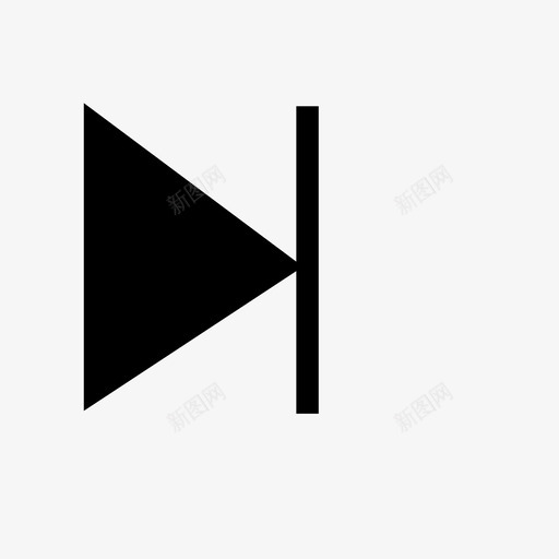 下一步快进音乐图标svg_新图网 https://ixintu.com 下一步 快进 跳过 音乐