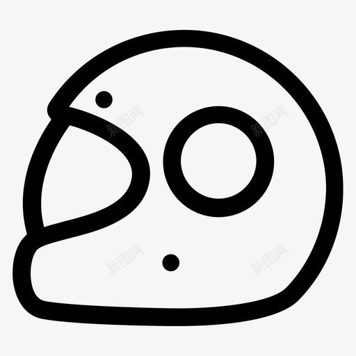 摩托车头盔太空服面罩图标svg_新图网 https://ixintu.com 太空服 摩托车头盔 面罩