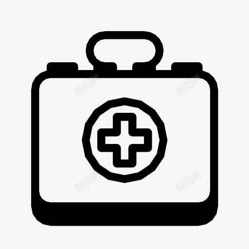 急救箱康复健康图标svg_新图网 https://ixintu.com 健康 康复 急救箱 户外