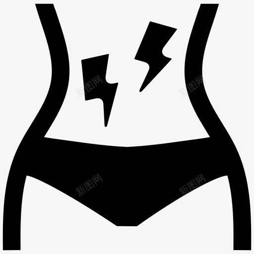 背痛颈神经慢性背痛图标svg_新图网 https://ixintu.com 医疗保健 女性 慢性背痛 背痛 脊神经 颈神经