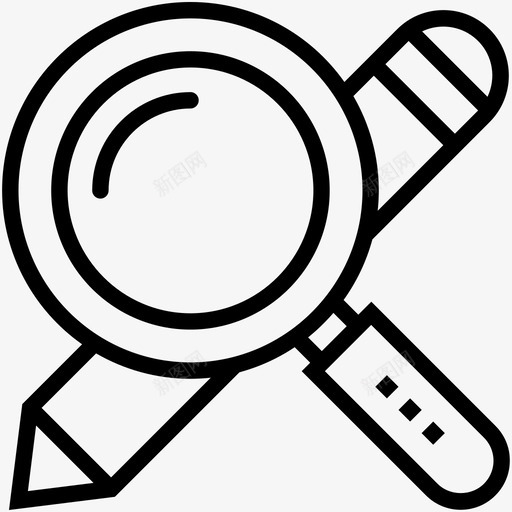 编辑潮汐铅笔图标svg_新图网 https://ixintu.com 图形编辑 徽章 放大镜 数字营销线图标 潮汐 爆发 编辑 设计 跳动 铅笔 震动