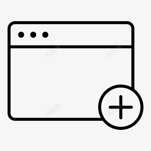 添加web浏览器浏览器通知浏览器窗口图标svg_新图网 https://ixintu.com internet浏览器 浏览器窗口 浏览器通知 添加web浏览器 网站 联机浏览器