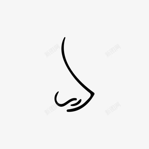 鼻呼吸小图标svg_新图网 https://ixintu.com 反流 呼吸 女性 小 药物 鼻