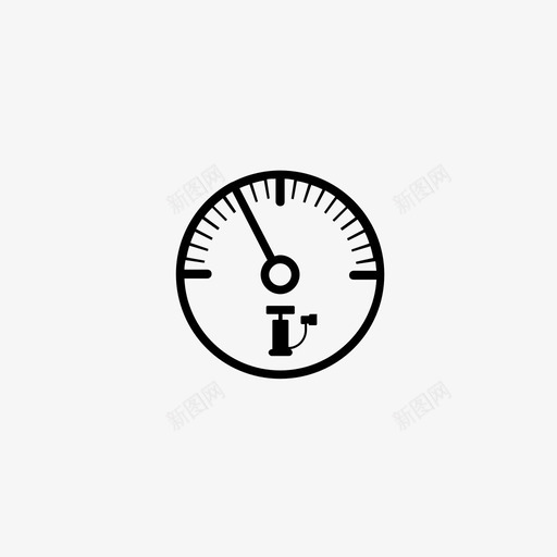 燃油表1刻度盘图标svg_新图网 https://ixintu.com 1 刻度盘 汽油 汽车公用事业图标 燃油表