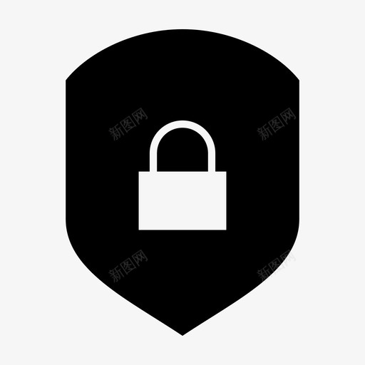防护盾防病毒安全徽章图标svg_新图网 https://ixintu.com 安全徽章 安全标志 安全检查 木马 防护盾 防病毒