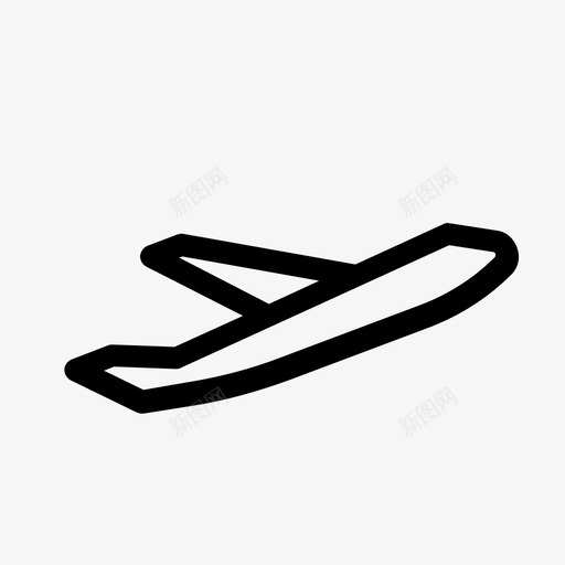 飞机起飞飞行图标svg_新图网 https://ixintu.com 导航 起飞 飞机 飞行