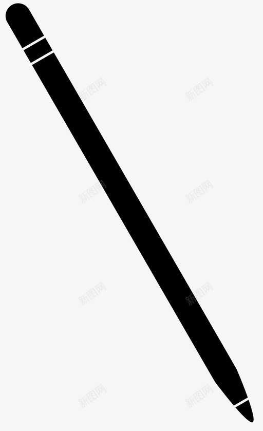 铅笔苹果ipad图标svg_新图网 https://ixintu.com ipad 手写笔 苹果 铅笔