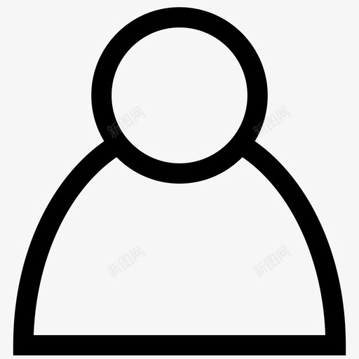 个人资料账户人图标svg_新图网 https://ixintu.com 个人资料 人 用户 账户
