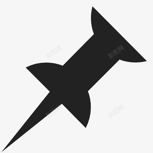 图钉收藏夹标记图标svg_新图网 https://ixintu.com 保存 别针 图钉 收藏夹 标记