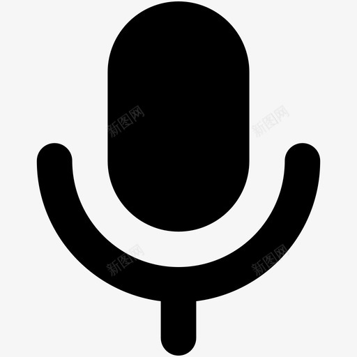 麦克风音频录音麦克风图标svg_新图网 https://ixintu.com 475动作矢量图标 复古 录音麦克风 音频 麦克风