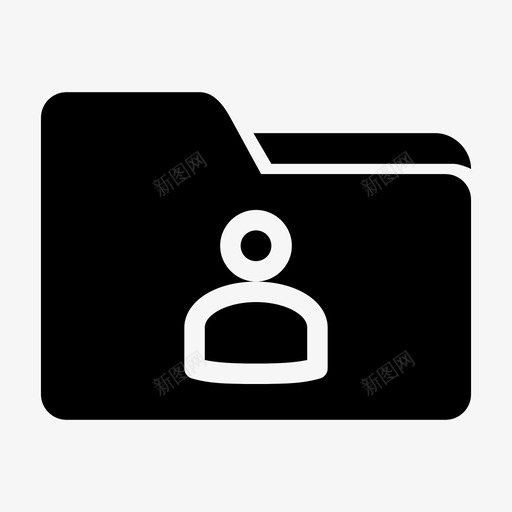 文件夹用户数据存储数据库图标svg_新图网 https://ixintu.com 数据存储 数据库 文件夹用户 文件存储 文档 用户帐户