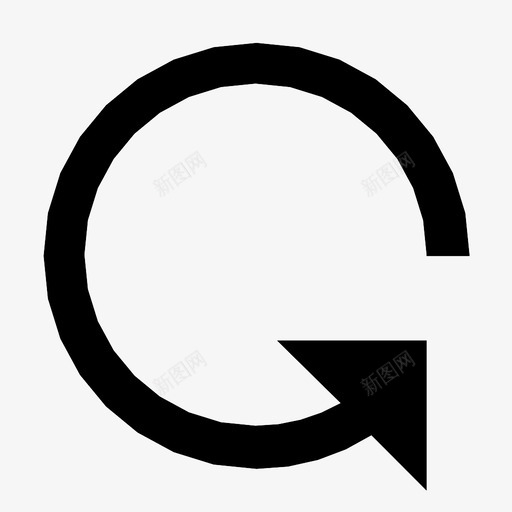 逆时针刷新循环重新加载图标svg_新图网 https://ixintu.com 循环 逆时针刷新 重复 重新加载