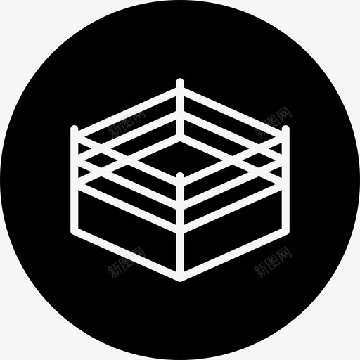 拳击比赛格斗图标svg_新图网 https://ixintu.com 奥运会 拳击 格斗 比赛 环 里约奥运会的环线差异