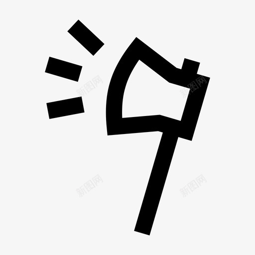 斧头伐木工人木材图标svg_新图网 https://ixintu.com 伐木工人 斧头 木材 简易野营