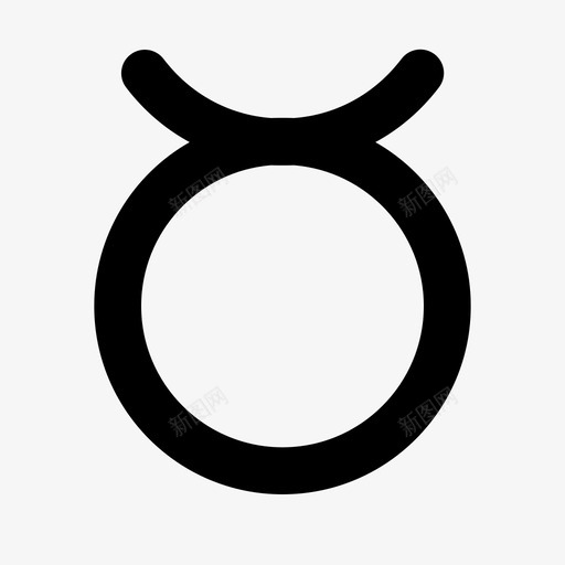 金牛座公牛星座图标svg_新图网 https://ixintu.com 公牛 占星术 星座 金牛座 黄道十二宫