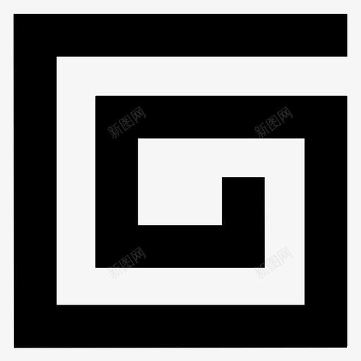图案艺术装饰图标svg_新图网 https://ixintu.com 几何 几何形式 图案 形状 艺术 装饰 设计