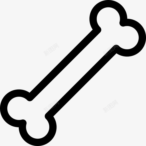 骨诊断第一部分图标svg_新图网 https://ixintu.com 诊断第一部分 骨