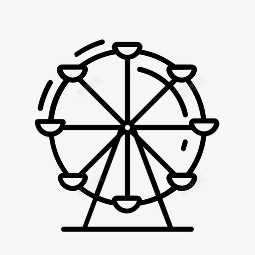 摩天轮游乐园集市图标svg_新图网 https://ixintu.com 好玩 摩天轮 游乐园 集市