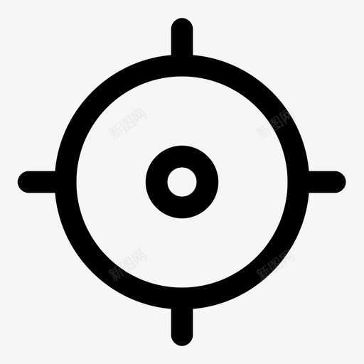 十字准线gps位置图标svg_新图网 https://ixintu.com gps 位置 十字准线 目标 网络导航最粗体 跟踪器 轨迹