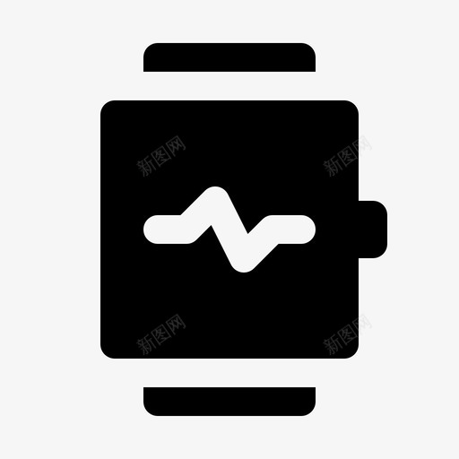 智能手表脉冲家庭自动化家庭图标svg_新图网 https://ixintu.com 家庭 家庭自动化 技术 智能家居 智能手表脉冲 网络
