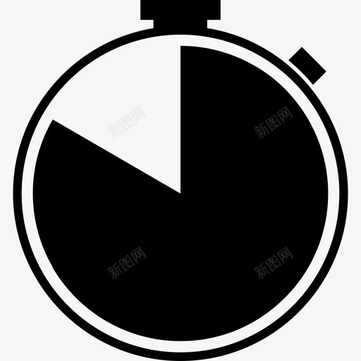 秒表时钟倒计时图标svg_新图网 https://ixintu.com 50分钟 倒计时 时钟 时间 秒表 计时器