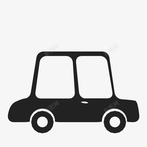 汽车家庭轿车图标svg_新图网 https://ixintu.com 家庭 汽车 轿车