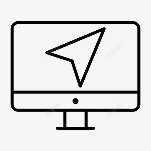 导航监视器计算机计算机显示器图标svg_新图网 https://ixintu.com imac 导航监视器 屏幕 监视器屏幕 计算机 计算机显示器 通知