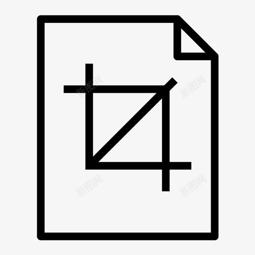 裁剪工具表裁剪工具图形图标svg_新图网 https://ixintu.com photoshop 图形设计 布局 裁剪工具 裁剪工具表 角状页